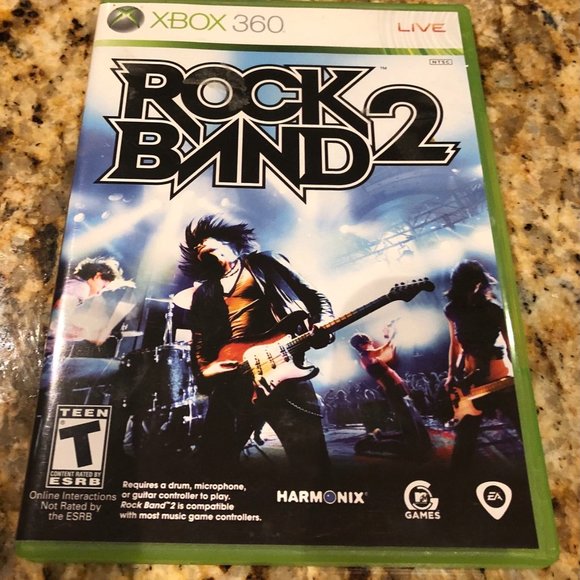 Microsoft Other - Rock Band 2 Xbox 360 with manual. Great condition!